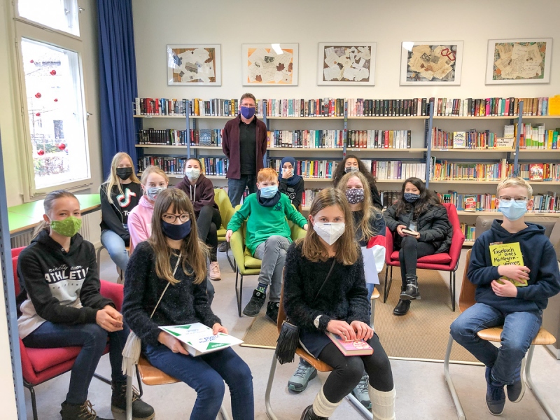 Teilnehmer im Vorlesewettbewerb